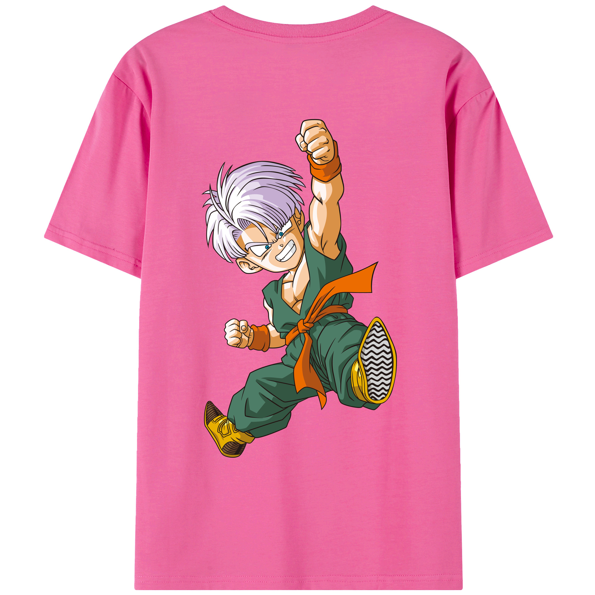（画像用） ドラゴンボール トランクス（Torankusu）DRAGON BALL Trunks レディース半袖Tシャツ(バックプリント)